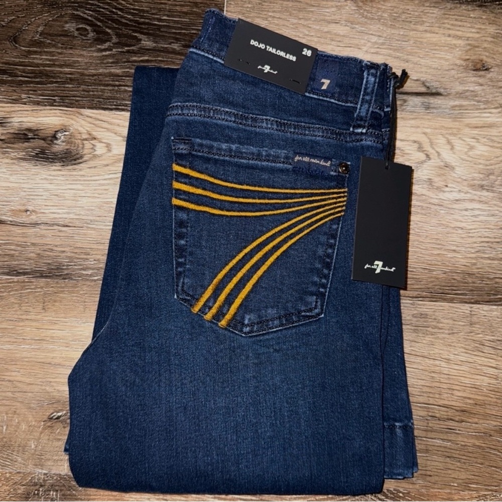 NWT 7 For All Mankind Dojo Tailorless Jeans 7FAMK